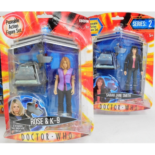 626 - Doctor Who - Character Options - a collection of x8 Character made carded Dr Who action figures. Inc... 