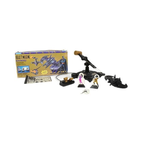 642 - Batman - an original vintage c1989 Blue Box made Batman 'Batwing' playset. Battery operated, and app... 