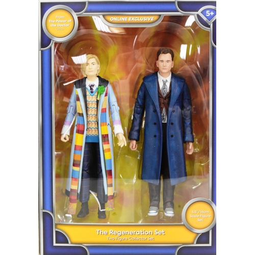 645 - Doctor Who - The Regeneration Set - Character Options online exclusive double-action figure set feat... 