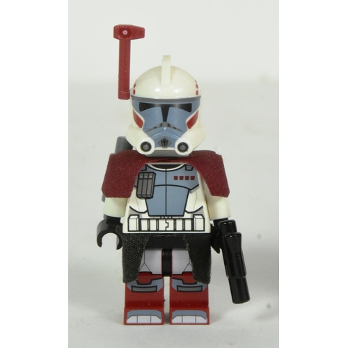 648 - Lego - x3 original Lego Star Wars minifigures comprising; Captain Phasma, Paz Vizsla and Clone ARC T... 