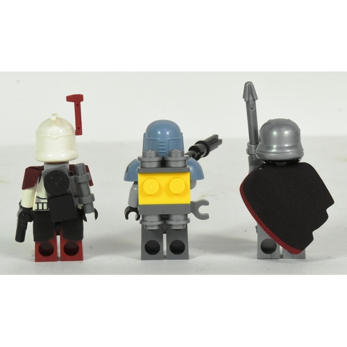 648 - Lego - x3 original Lego Star Wars minifigures comprising; Captain Phasma, Paz Vizsla and Clone ARC T... 