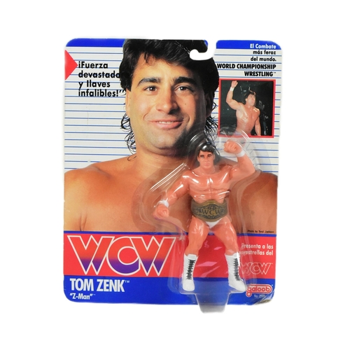 649 - Wrestling - Galoob - an original vintage 1990 WCW World Championship Wrestling Galoob made MOC carde... 