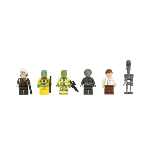 651 - Lego - x original Lego Star Wars minifigures comprising; Bossk (sand green), Han Solo, Bossk (olive ... 