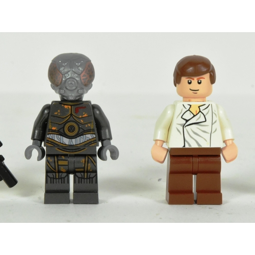 651 - Lego - x original Lego Star Wars minifigures comprising; Bossk (sand green), Han Solo, Bossk (olive ... 