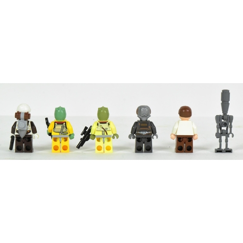 651 - Lego - x original Lego Star Wars minifigures comprising; Bossk (sand green), Han Solo, Bossk (olive ... 