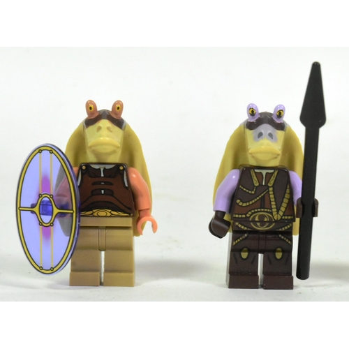 653 - Lego - a collection of x6 original Lego Star Wars minifigures comprising; Coleman Trebor, Gungan Sol... 