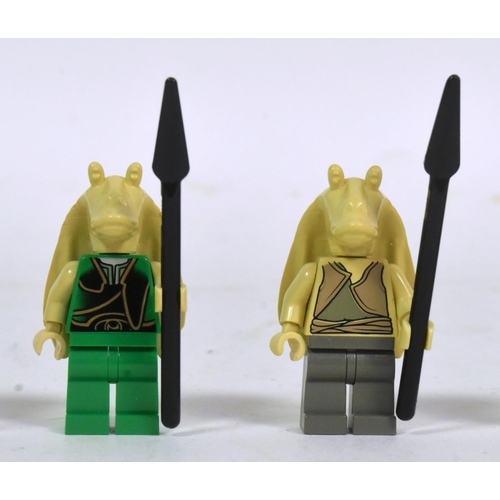 653 - Lego - a collection of x6 original Lego Star Wars minifigures comprising; Coleman Trebor, Gungan Sol... 