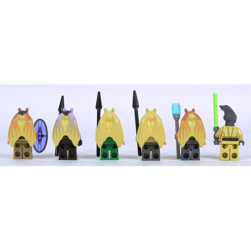 653 - Lego - a collection of x6 original Lego Star Wars minifigures comprising; Coleman Trebor, Gungan Sol... 