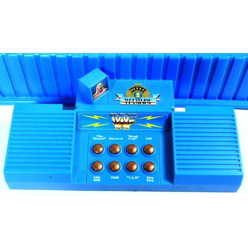 668 - WWF / World Wresting Federation - an original vintage 1991 Hasbro made ' Official Wrestling Ring,' w... 