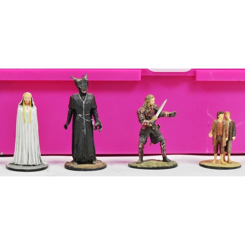 669 - Lord Of The Rings - a large collection of New Line Cinema LOTR Lord Of The Rings collectible chess f... 