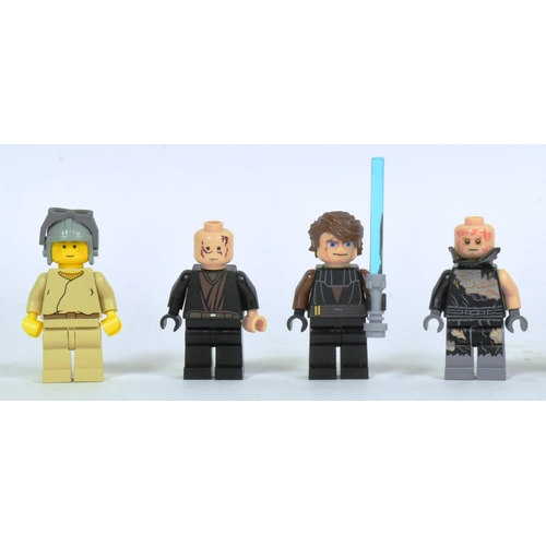 672 - Lego - a collection of x12 original Lego Star Wars Anakin Skywalker minifigures.