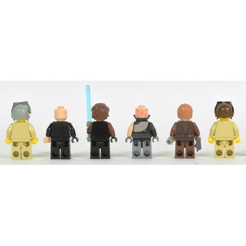 672 - Lego - a collection of x12 original Lego Star Wars Anakin Skywalker minifigures.