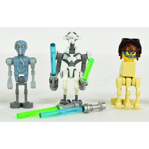 693 - Lego - a collection of x6 Lego Star Wars minifigures comprising; Aldar Beedo, 2-1B Medical Droid, 
 ... 