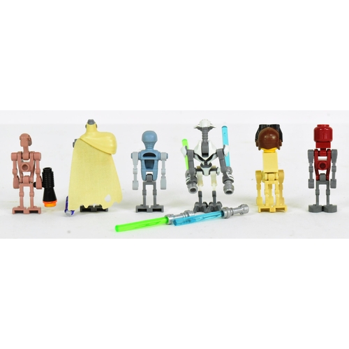 693 - Lego - a collection of x6 Lego Star Wars minifigures comprising; Aldar Beedo, 2-1B Medical Droid, 
 ... 