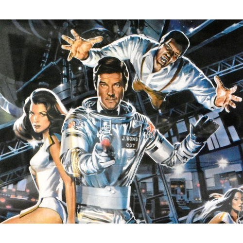 700 - Moonraker (1979) - original British quad movie poster. Starring Roger Moore as James Bond '007' and ... 