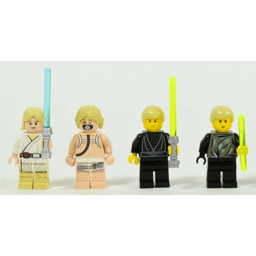 701 - Lego - a collection of x12 original Lego Star Wars Luke Skywalker minifigures to include Luke Endor,... 