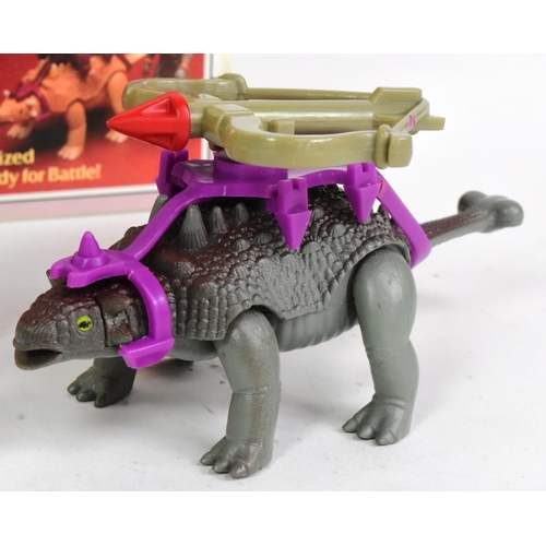 705 - Dino-Riders - Tyco - an original vintage 1987 Tyco made Dino Riders action figure playset ' Ankylosa... 