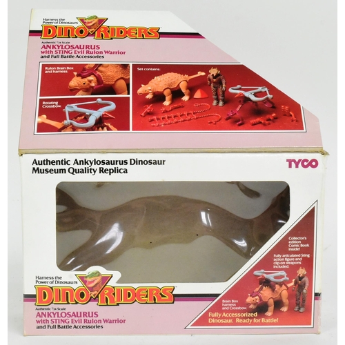 705 - Dino-Riders - Tyco - an original vintage 1987 Tyco made Dino Riders action figure playset ' Ankylosa... 