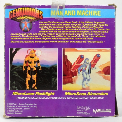 712 - Centurions - Impulse Ltd / Kenner - original vintage c1986 boxed action figure ' Flashlight - Dr Ter... 