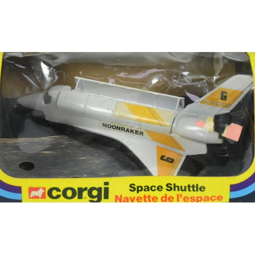 718 - James Bond 007 - vintage Corgi made Moonraker 'Space Shuttle,' boxed diecast model No.649. Complete ... 