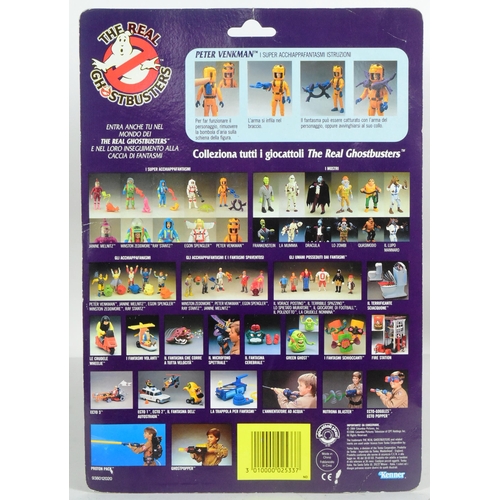 734 - The Real Ghostbusters - Kenner - an original vintage 1986 Kenner made Italian variant MOC carded act... 