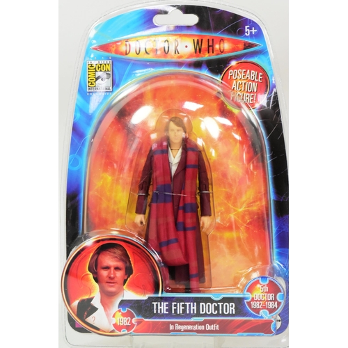 737 - Doctor Who - Character Options / UT Toys - x2 Fifth Doctor era action figures, the first being an SD... 