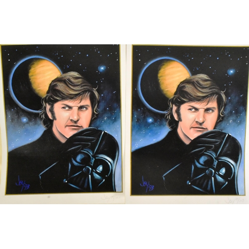 751 - Estate of Dave Prowse - Star Wars - Fan Art - a set of x4 8x10