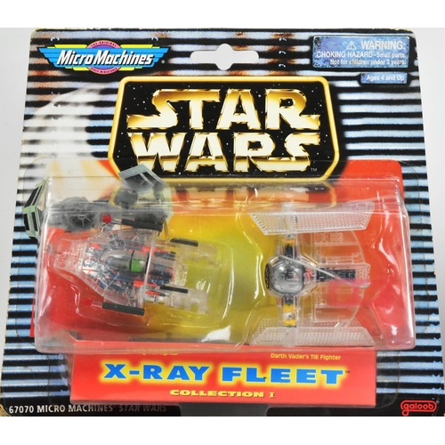 757 - Star Wars - Micromachines - a collection of assorted vintage 1990s Galoob / Hasbro made Micro Machin... 