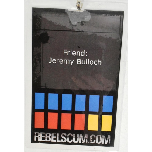 760 - Estate of Jeremy Bulloch - Star Wars Fan Days III - Bulloch's personally owned & worn lanyard from t... 