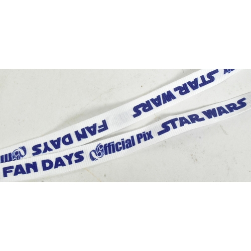 760 - Estate of Jeremy Bulloch - Star Wars Fan Days III - Bulloch's personally owned & worn lanyard from t... 