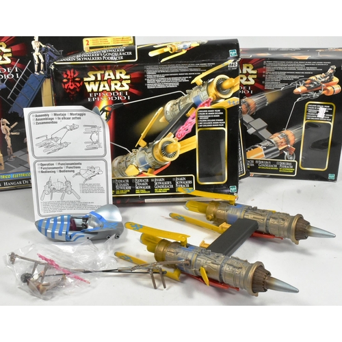 761 - Star Wars - Episode I - a collection of x3 Hasbro made Episode I action figure playsets. Comprising:... 