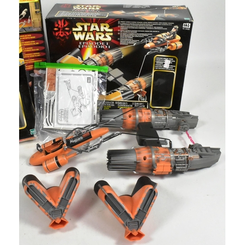 761 - Star Wars - Episode I - a collection of x3 Hasbro made Episode I action figure playsets. Comprising:... 