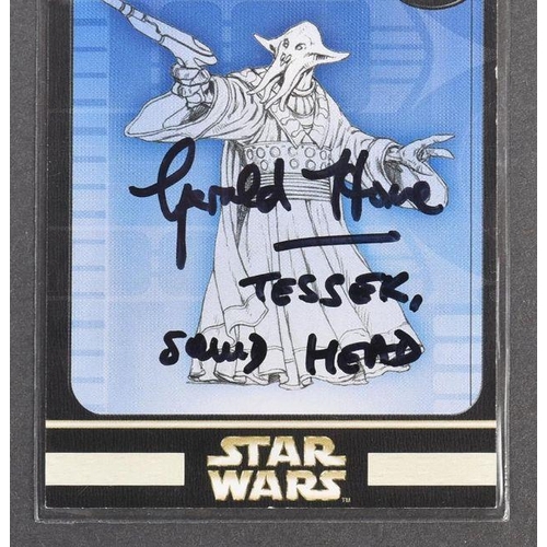 776 - Estate of Jeremy Bulloch - Star Wars - Gerald Home (1950-2021 - Tessek / Squid Head) - autographed 2... 