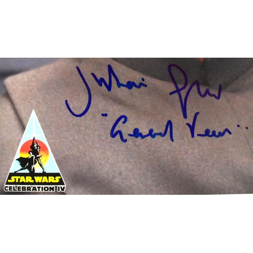 782 - Estate of Dave Prowse - Star Wars - Julian Glover (General Veers) - Celebration IV - autographed 8x1... 