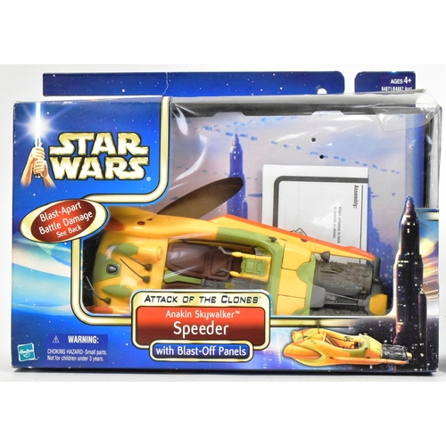 783 - Star Wars - Attack Of The Clones - x2 2001/2002 Hasbro made AOTC action figure playsets 'Anakin Skyw... 