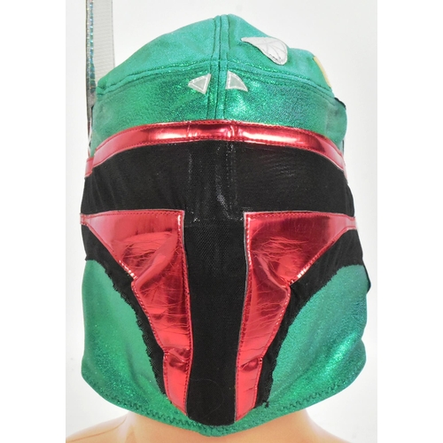 785 - Estate of Jeremy Bulloch - Star Wars - a custom made Boba Fett themed Mexican Wrestling mask. Made a... 