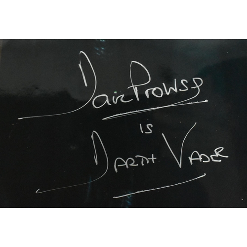 794 - Star Wars - Dave Prowse (1935-2020) - autographed colour 8x14