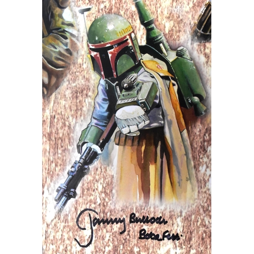 795 - Estate of Jeremy Bulloch - Star Wars - Boba Fett Art 'Bounty Hunters For Hire' - Jeremy Bulloch (194... 