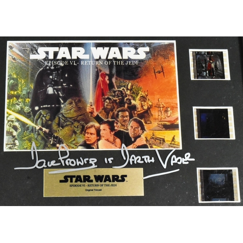 801 - Star Wars - Dave Prowse (1935-2020) - a Rye By Post made Star Wars Return Of The Jedi film cel / fil... 