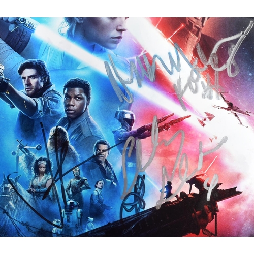 815 - Star Wars - The Rise Of Skywalker - multi-signed 12x8