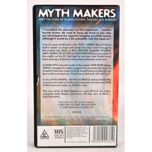 816 - Estate of Jeremy Bulloch - Star Wars - scarce out-of-print Limited Edition VHS tape ' Myth Makers - ... 