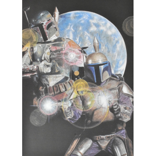 818 - Estate of Jeremy Bulloch - Star Wars - Maya Kuroki (Artist) - artwork print after the original artwo... 