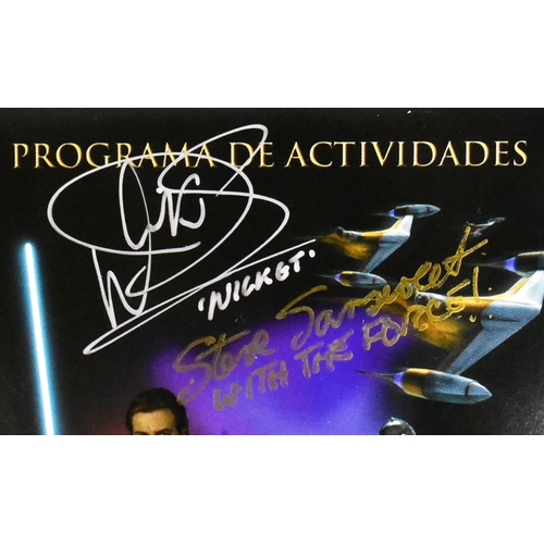 819 - Estate of Jeremy Bulloch - Star Wars - a Mexican Star Wars Convention multi-signed brochure / leafle... 