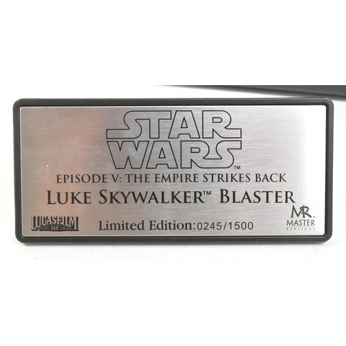 840 - Star Wars - Master Replicas - Limited Edition Luke Skywalker Ep V Empire Strikes Back Blaster 1/1 sc... 