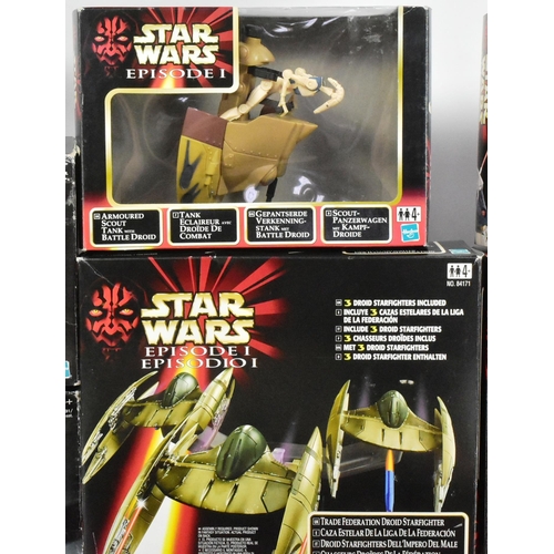 853 - Star Wars - Episode I - a collection of x7 Hasbro made Episode 1 action figure playsets. Comprising:... 