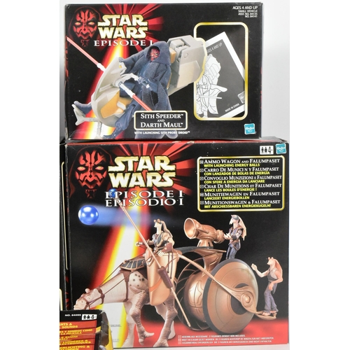 853 - Star Wars - Episode I - a collection of x7 Hasbro made Episode 1 action figure playsets. Comprising:... 