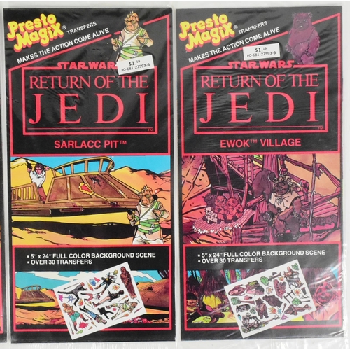 866 - Star Wars - Return Of The Jedi - Presto Magix - a collection of x4 vintage 1983 American Publishing ... 