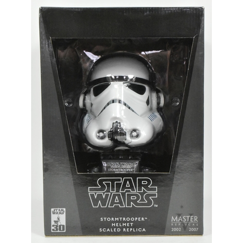 868 - Star Wars - Master Replicas - 2007 Star Wars 30th Anniversary Stormtrooper Helmet Scaled Replica. SW... 