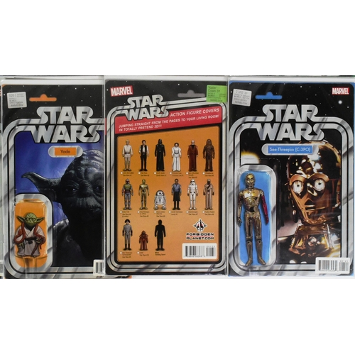 869 - Star Wars - Marvel Comics - a collection of x2 Marvel Comics 'cardback' Direct Edition comics, all w... 