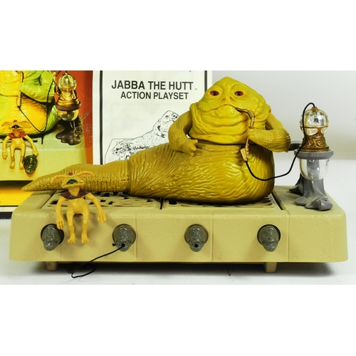 876 - Star Wars - an original vintage 1983 Kenner made action figure playset ' Jabba The Hutt Action Plays... 